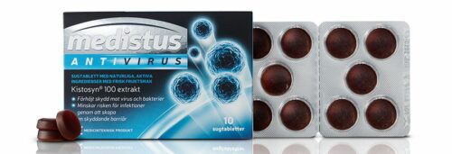 Kosttillskott sugtabletter Nutrinovate Medistus® Antivirus